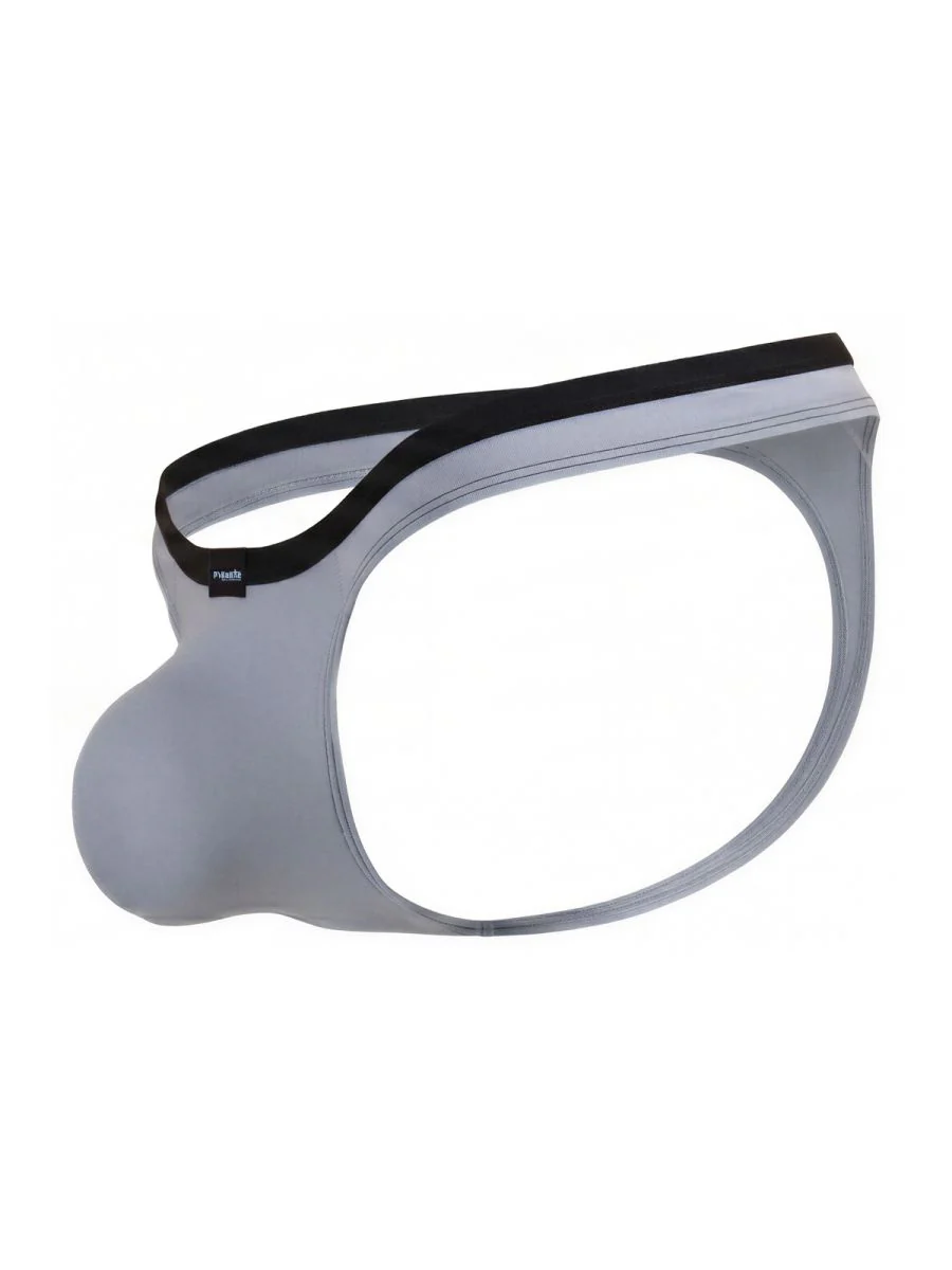 Pikante PIK 26077 Mens Underwear Isis Thongs Color Gray - Image 7