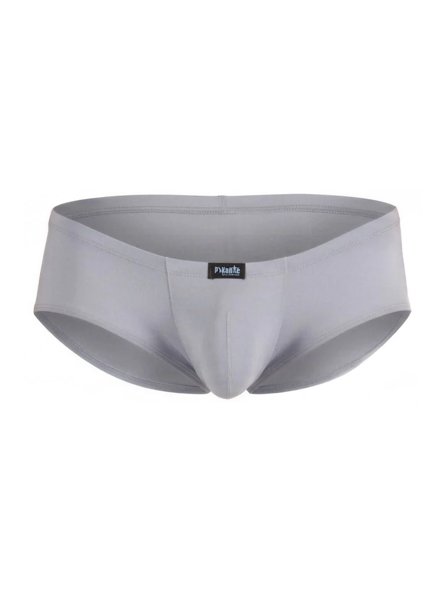 Pikante Mens Underwear PIK 26089 Sleek Thot Trunks Color Gray - Image 5