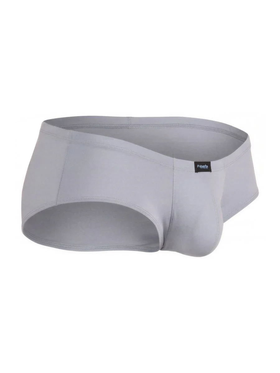 Pikante Mens Underwear PIK 26089 Sleek Thot Trunks Color Gray - Image 7