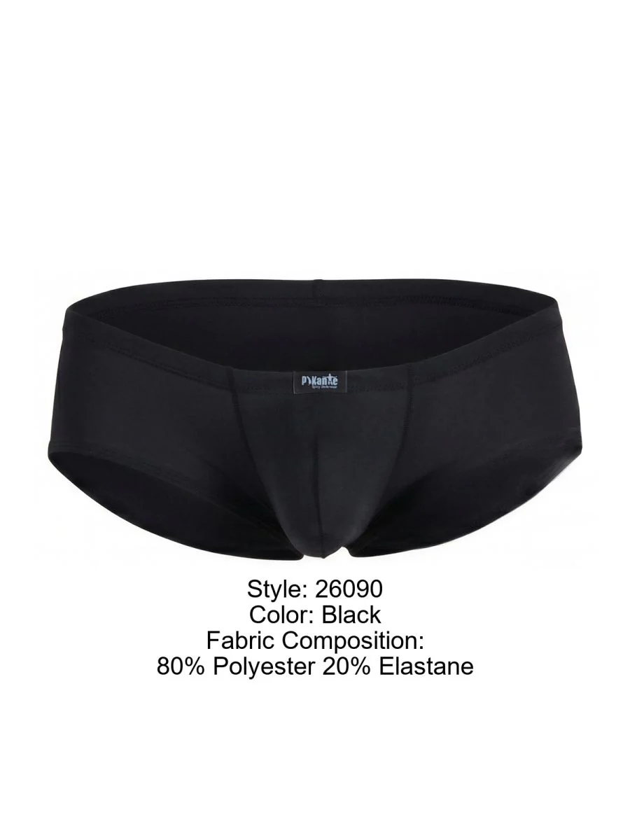 Pikante Mens Underwear PIK 26090 Thot Trunks Color Black - Image 8