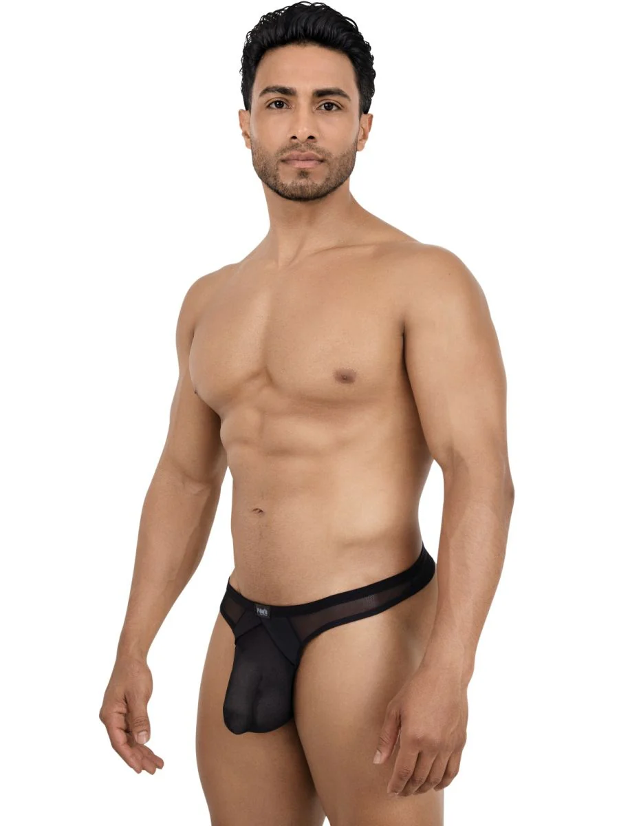 Pikante PIK 26098 Mens Underwear Sobek Thongs Color Black - Image 4