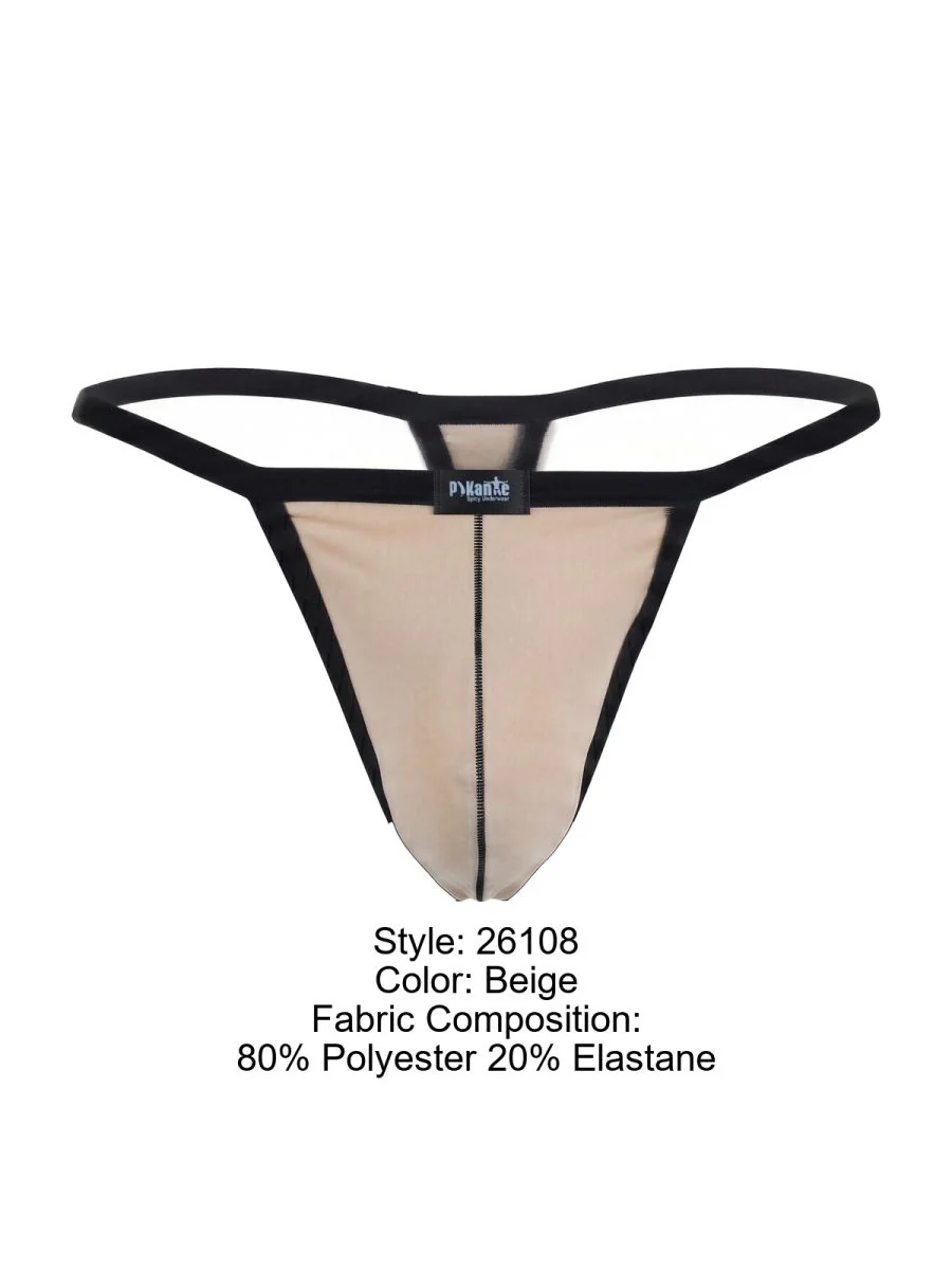 Pikante PIK 26108 Mens Underwear Khonsu Thongs Color Beige - Image 8