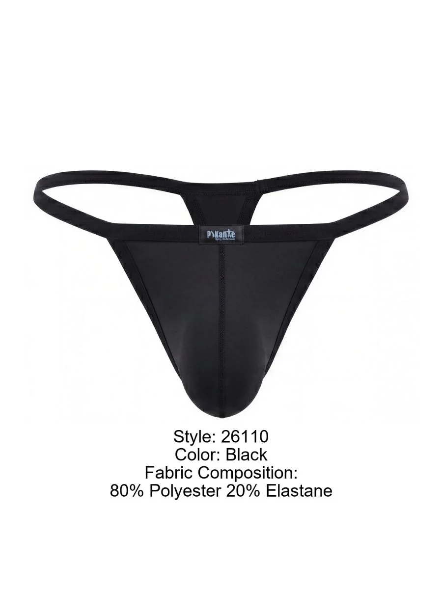 Pikante PIK 26110 Mens Underwear Khonsu Thongs Color Black - Image 8