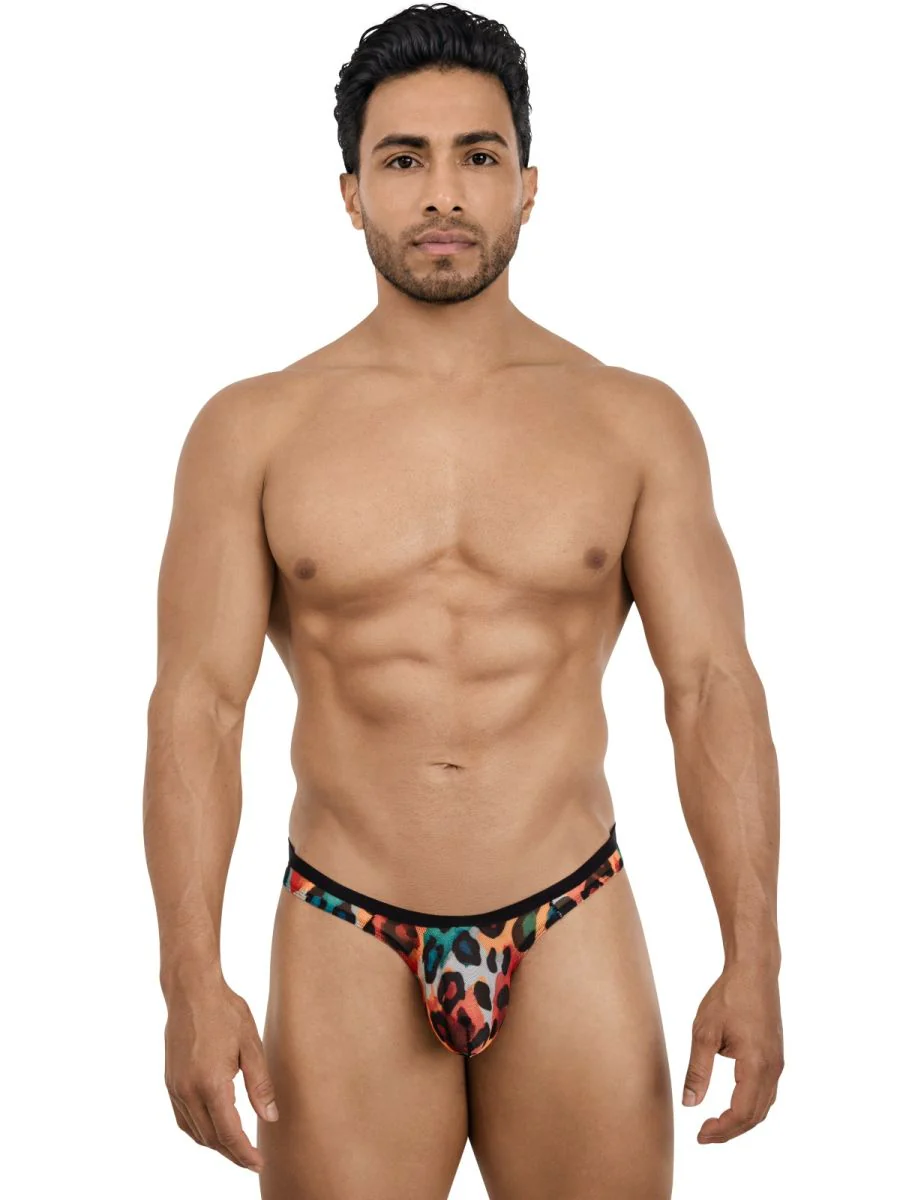 Pikante 26124 Mens Underwear Animal Print Thongs Color Multi-colored - Image 2