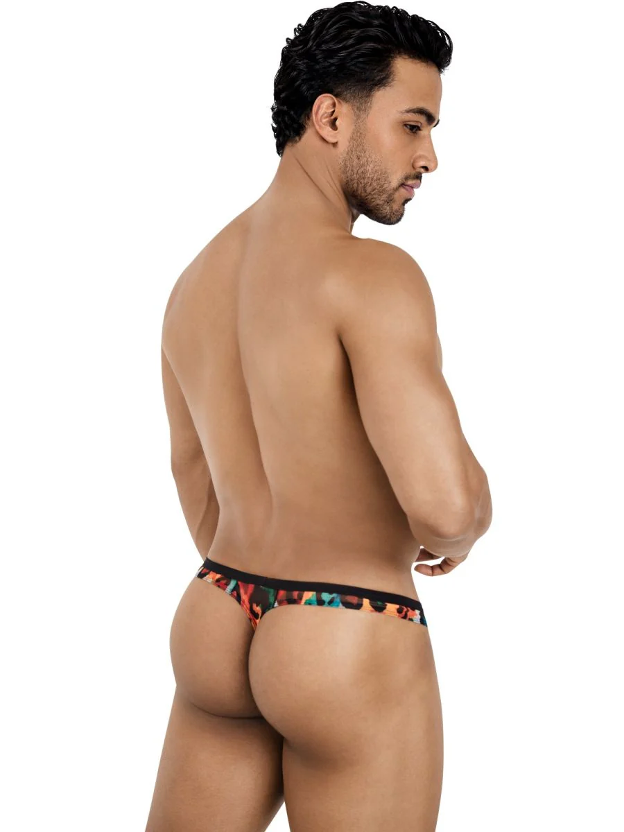 Pikante 26124 Mens Underwear Animal Print Thongs Color Multi-colored - Image 3