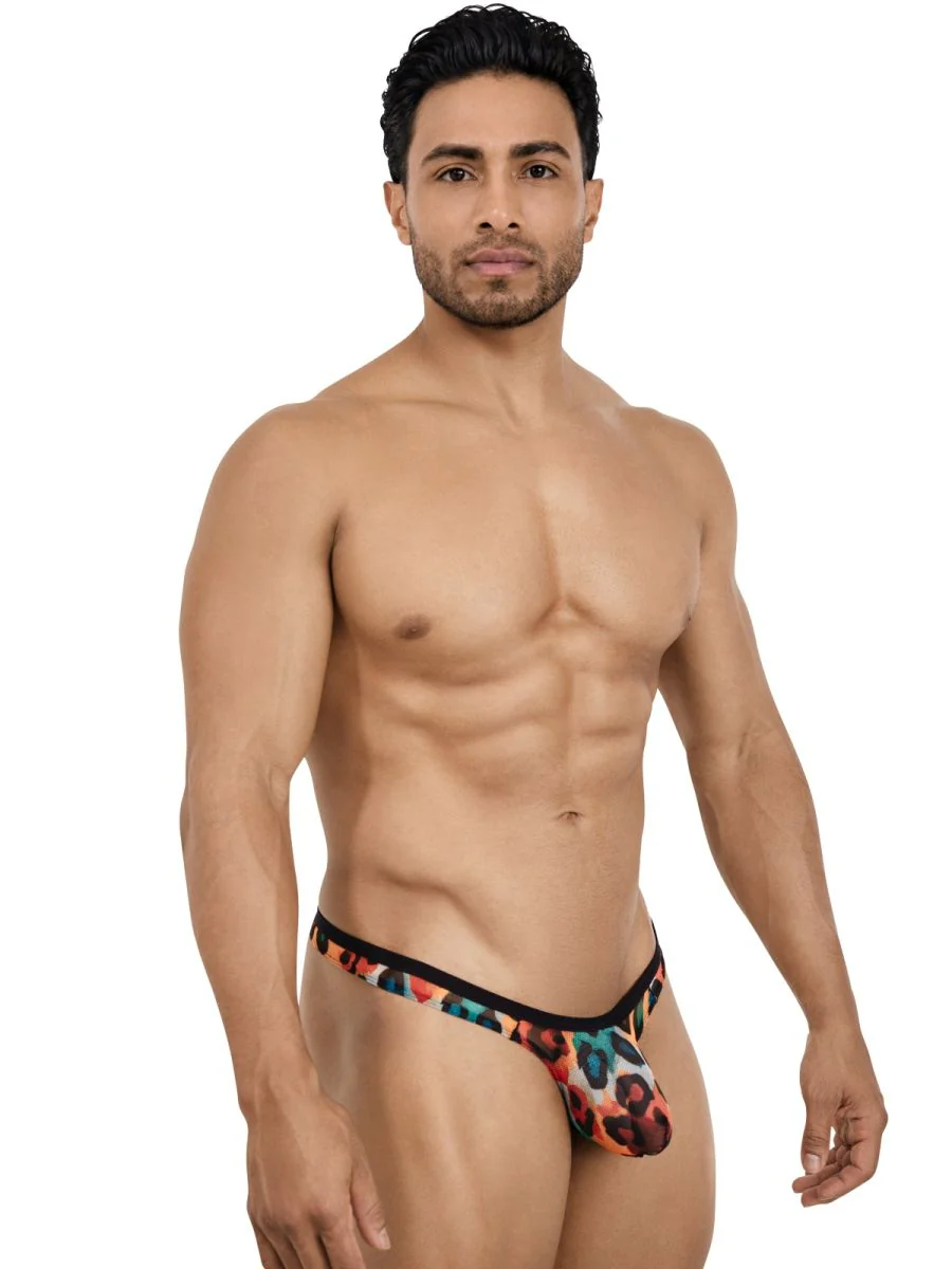Pikante 26124 Mens Underwear Animal Print Thongs Color Multi-colored - Image 4