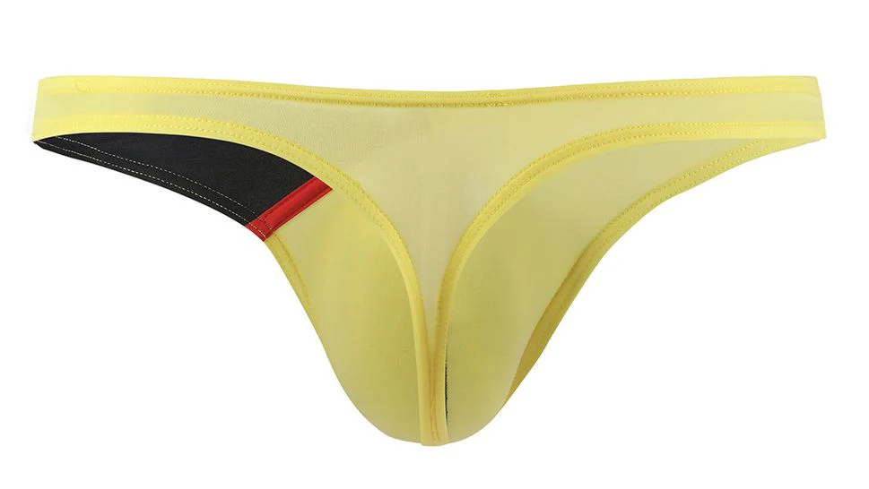 Private Structure DGUY4025 Desire Glaze G-String Color Yellow - Image 6
