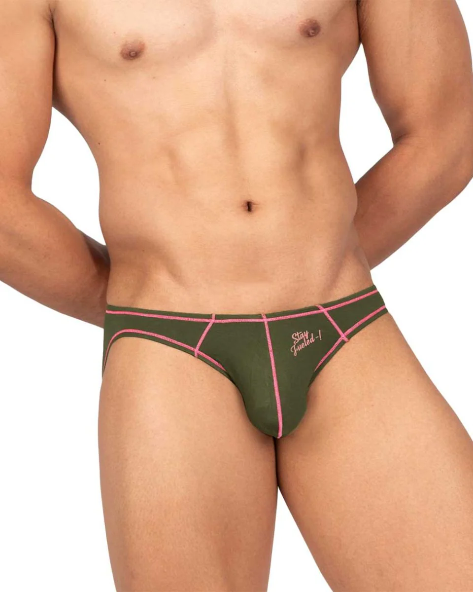 Private Structure EPUS4563 Prime Eutopia Bikini Brief Color Olive - Image 12