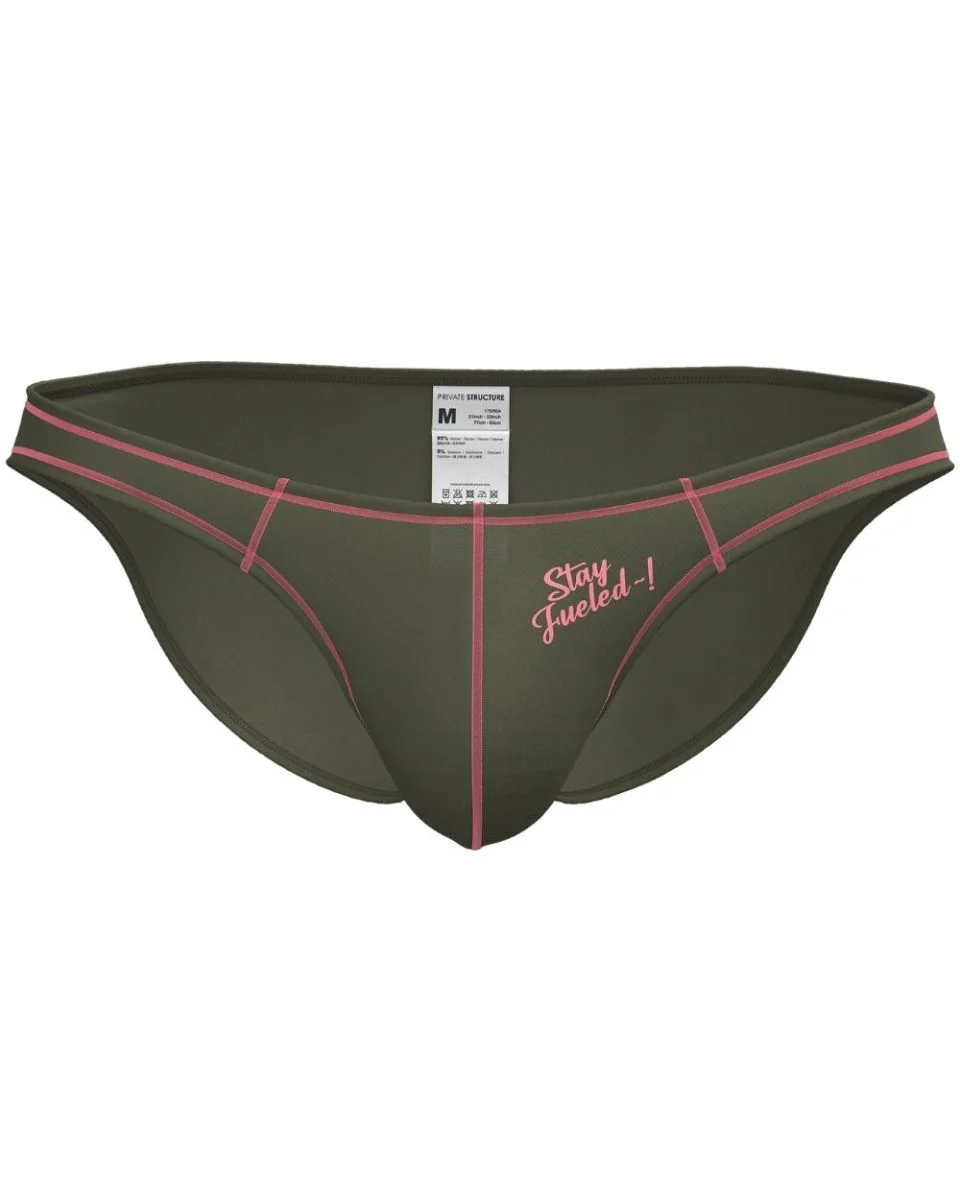 Private Structure EPUS4563 Prime Eutopia Bikini Brief Color Olive - Image 5