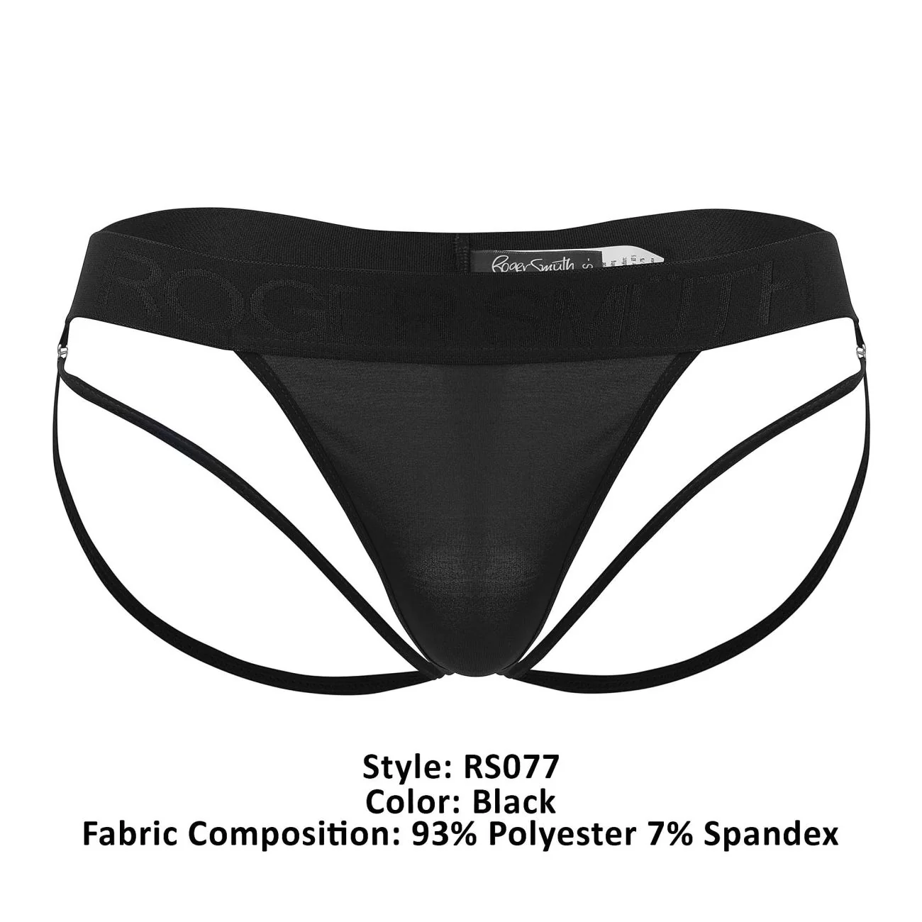 Roger Smuth RS077 Thongs Color Black - Image 7