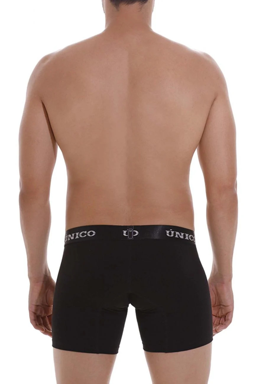 Unico 22120100203 Intenso A22 Boxer Briefs Color 99-Black - Image 3