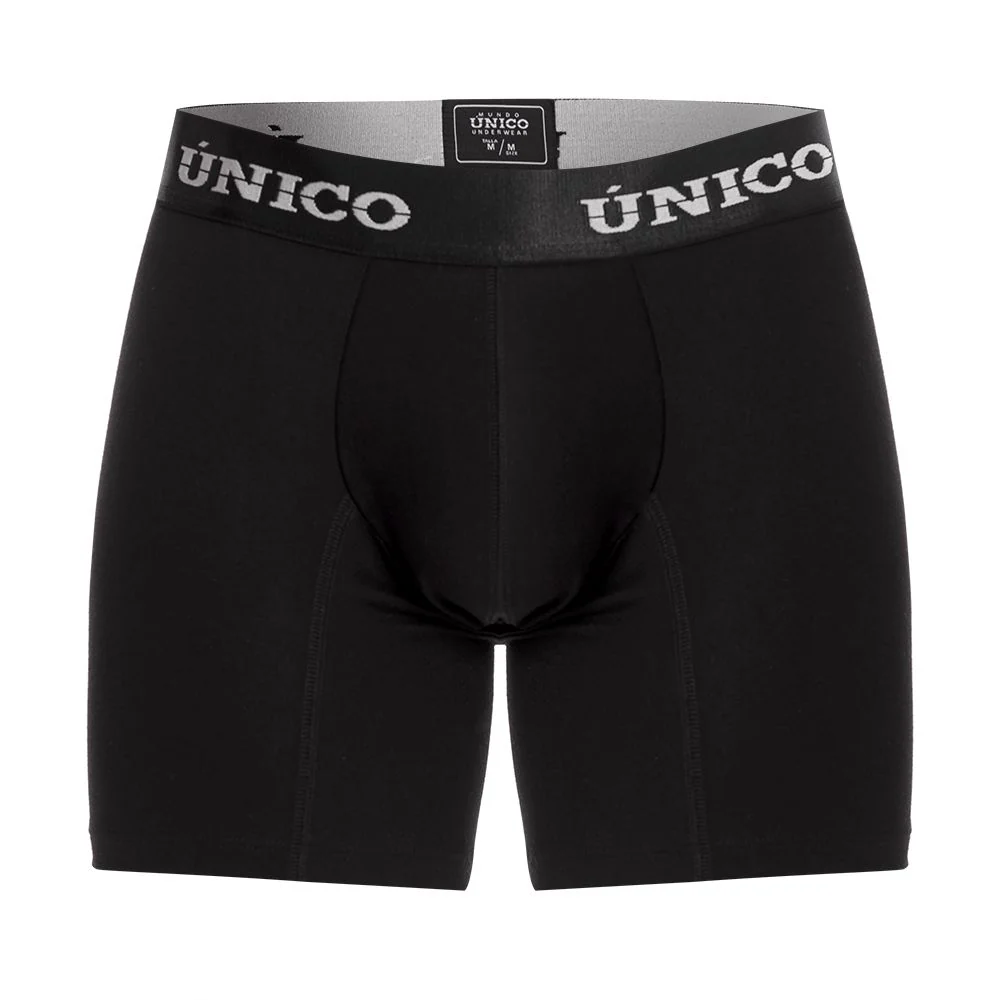 Unico 22120100203 Intenso A22 Boxer Briefs Color 99-Black - Image 5