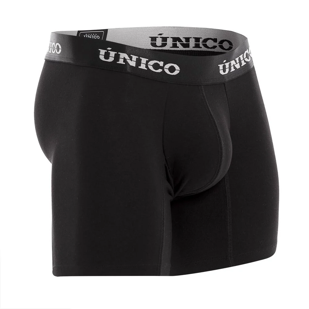 Unico 22120100203 Intenso A22 Boxer Briefs Color 99-Black - Image 6