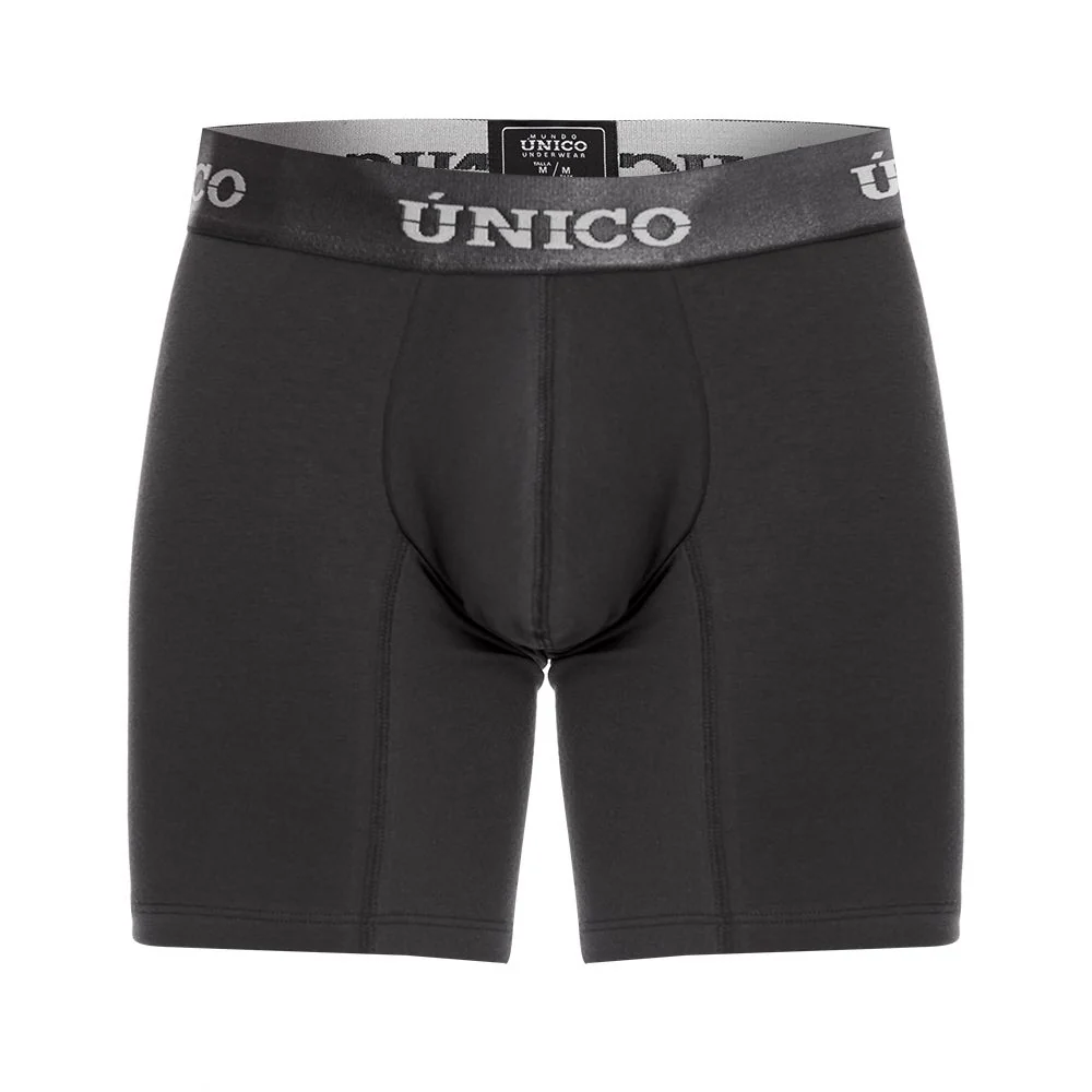 Unico 22120100204 Asfalto A22 Boxer Briefs Color 96-Dark Gray - Image 5