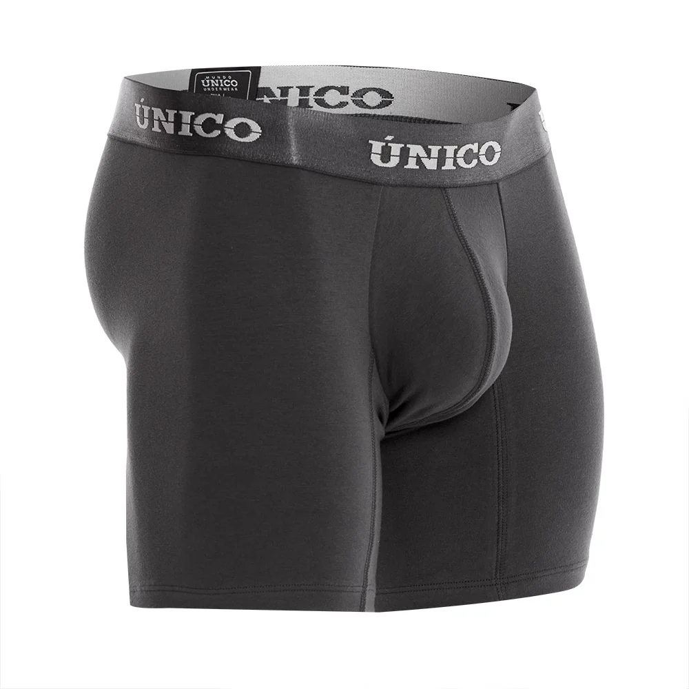 Unico 22120100204 Asfalto A22 Boxer Briefs Color 96-Dark Gray - Image 6