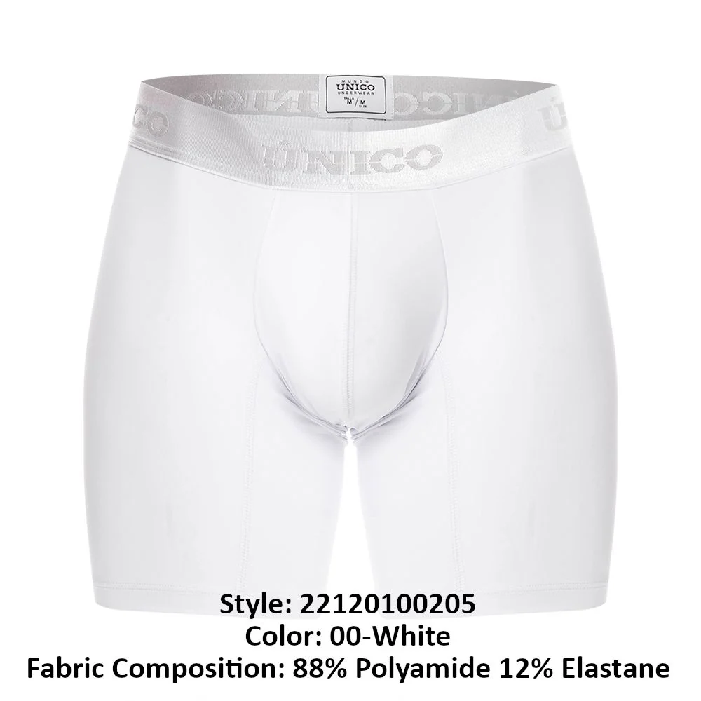 Unico 22120100205 Cristalino M22 Boxer Briefs Color 00-White - Image 8
