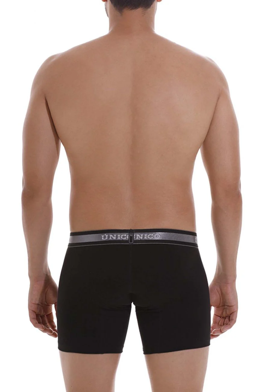 Unico 22120100214 Nebuloso M22 Boxer Briefs Color 99-Black - Image 3