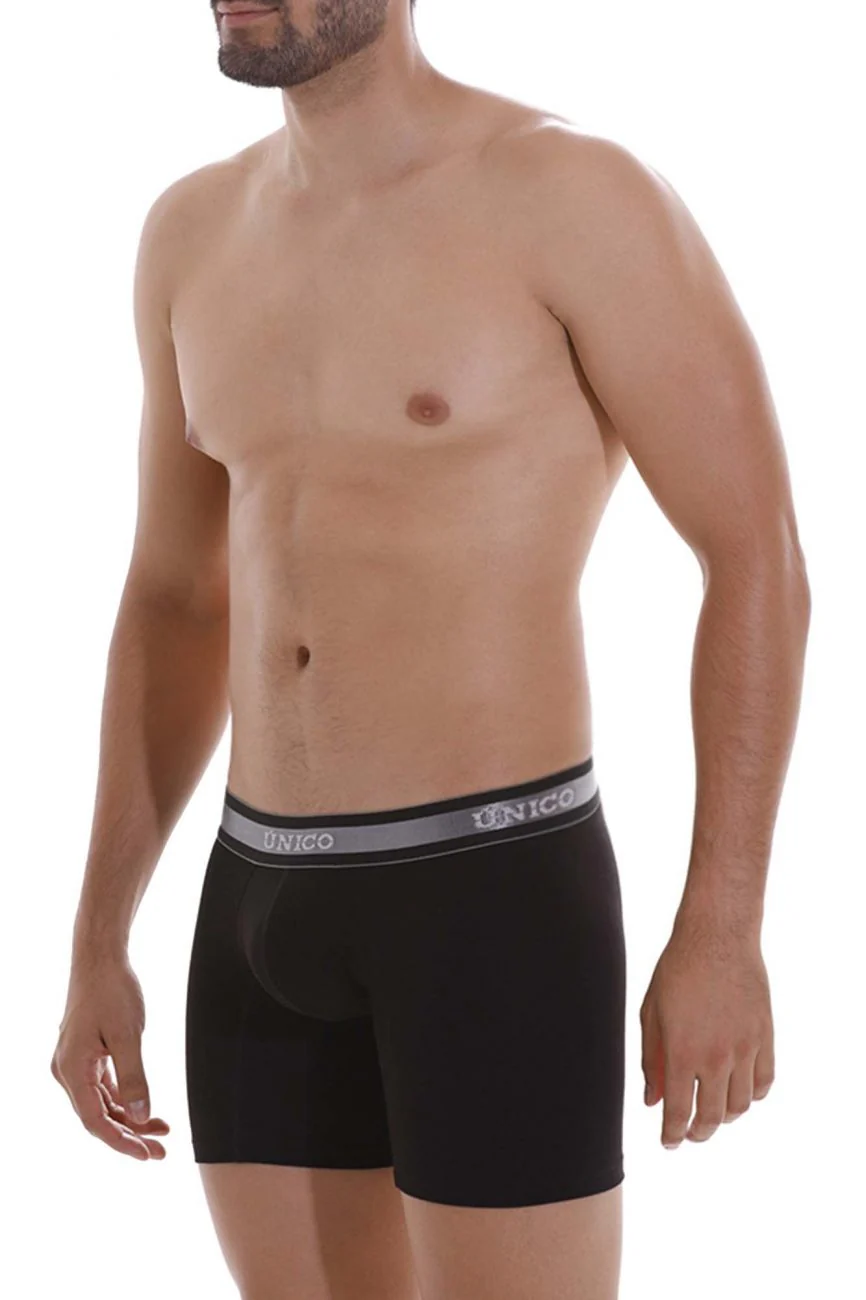 Unico 22120100214 Nebuloso M22 Boxer Briefs Color 99-Black - Image 4