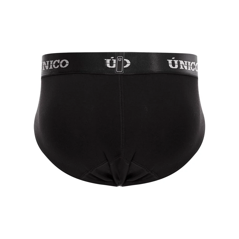 Unico 22120201103 Intenso A22 Briefs Color 99-Black - Image 7
