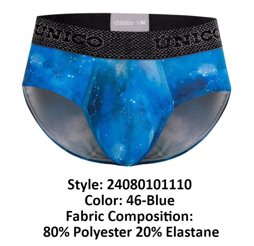 Unico 24080101110 Infinito Briefs Color 46-Blue - Image 8