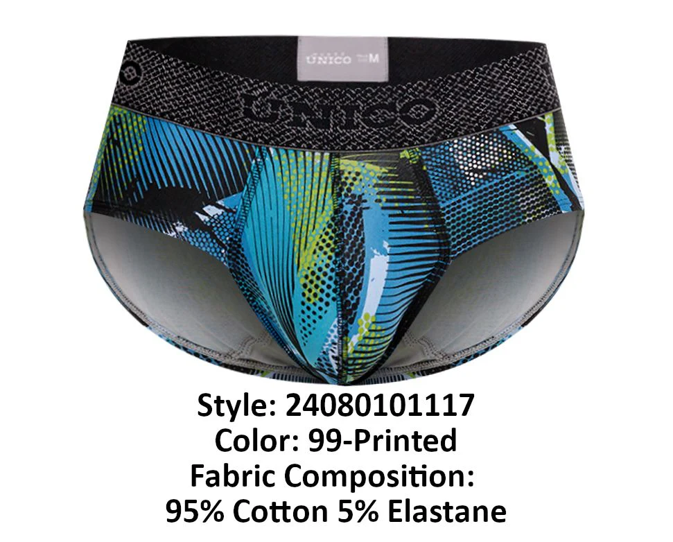 Unico 24080101117 Trino Briefs Color 99-Printed - Image 8