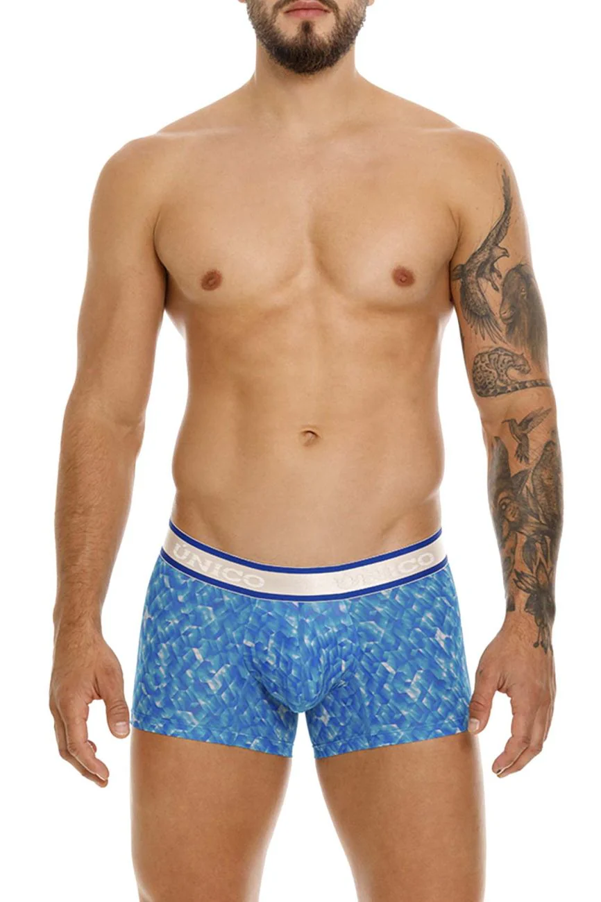 Unico 24100100106 Palindromo Trunks Color 46-Blue - Image 2
