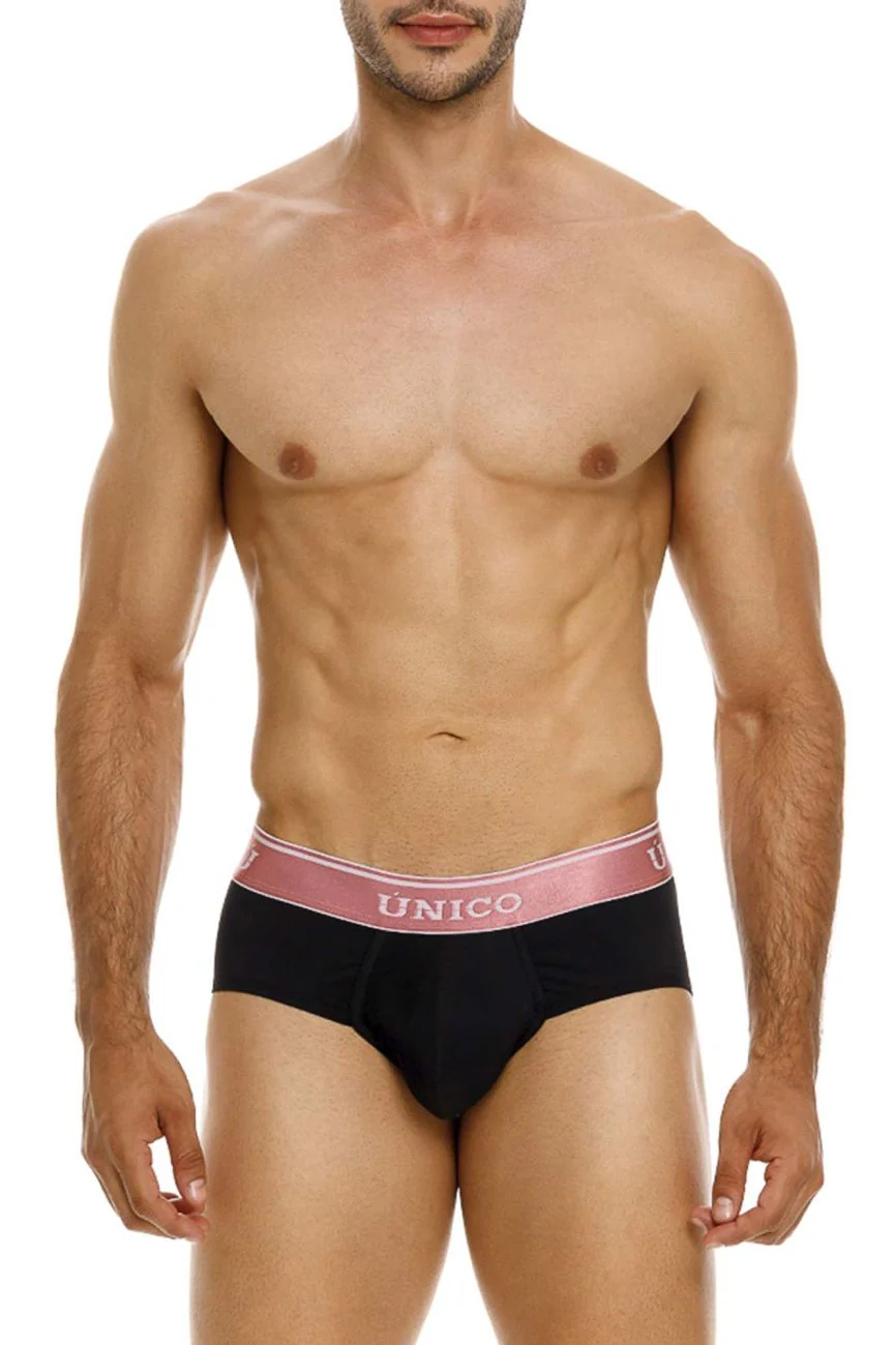 Unico 24110101108 Oro Rosa Briefs Color 99-Black - Image 2