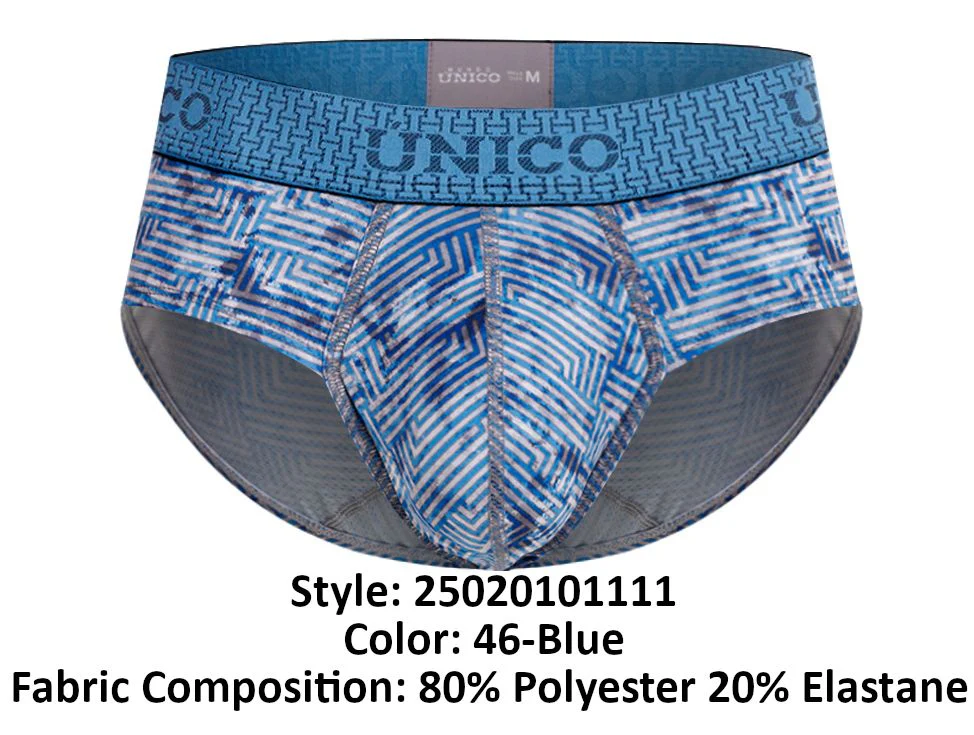 Unico 25020101111 Ostion Briefs Color 46-Blue - Image 8