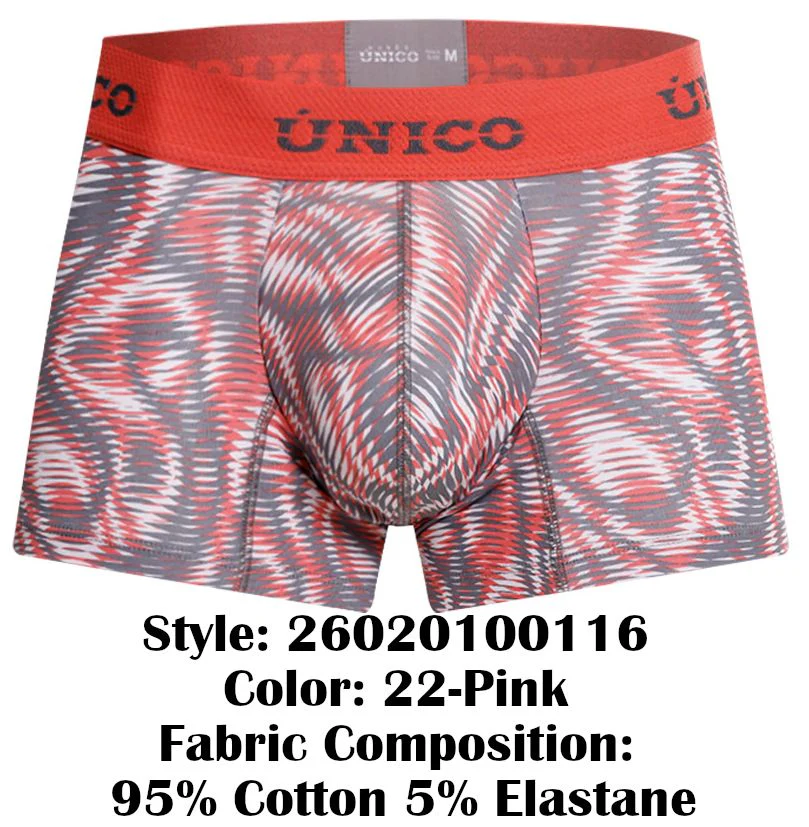 Unico 26020100116 Acanalado Trunks Color 22-Pink - Image 8