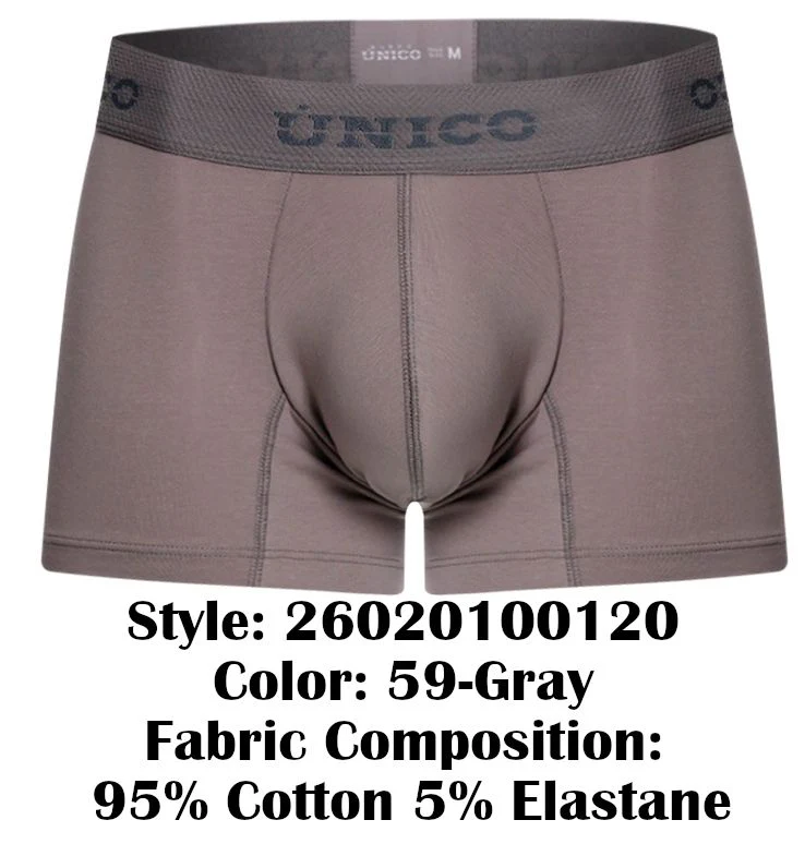 Unico 26020100120 Ruano Trunks Color 59-Gray - Image 8