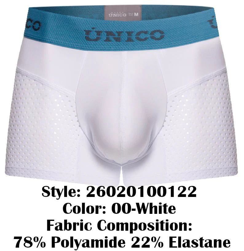 Unico 26020100122 Sedoso Trunks Color 00-White - Image 8