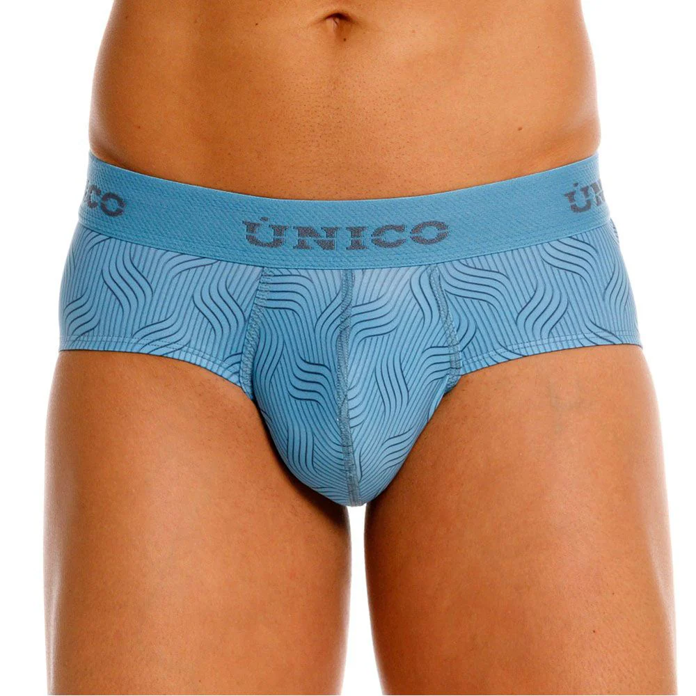 Unico 26020101111 Lenoso Briefs Color 46-Blue - Image 10