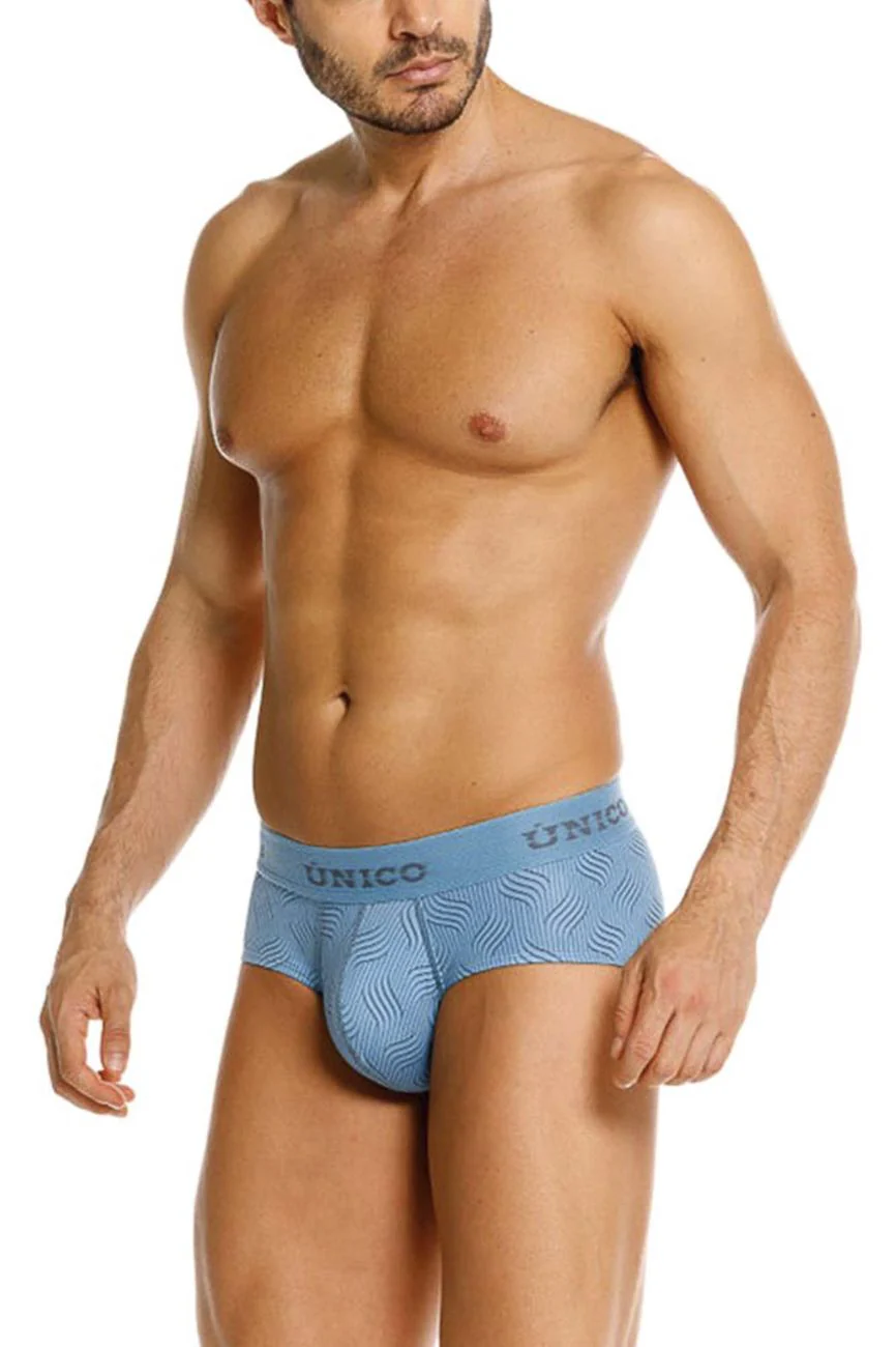 Unico 26020101111 Lenoso Briefs Color 46-Blue - Image 4