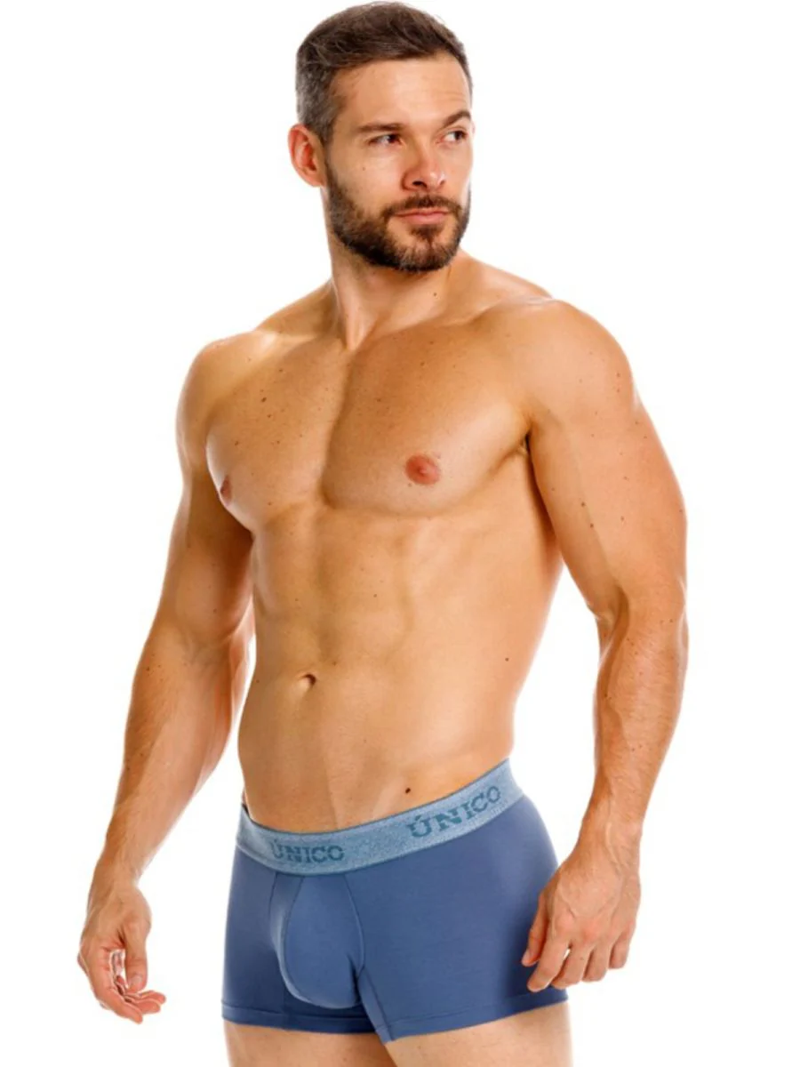 Unico 26040100117 Classic Trunks - Premium Men's Everyday Essential Color 46-Teal - Image 4