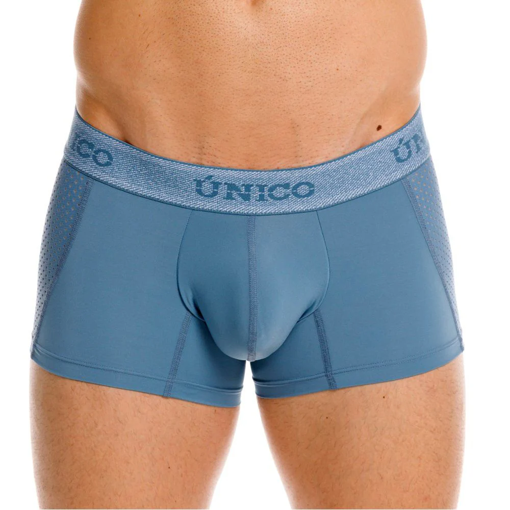 Unico 26040100127 Classic Trunks Color 46-Blue - Premium Athletic Comfort - Image 10
