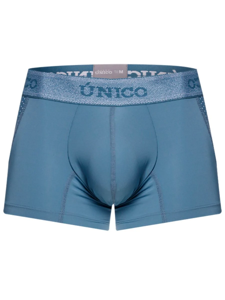 Unico 26040100127 Classic Trunks Color 46-Blue - Premium Athletic Comfort - Image 5