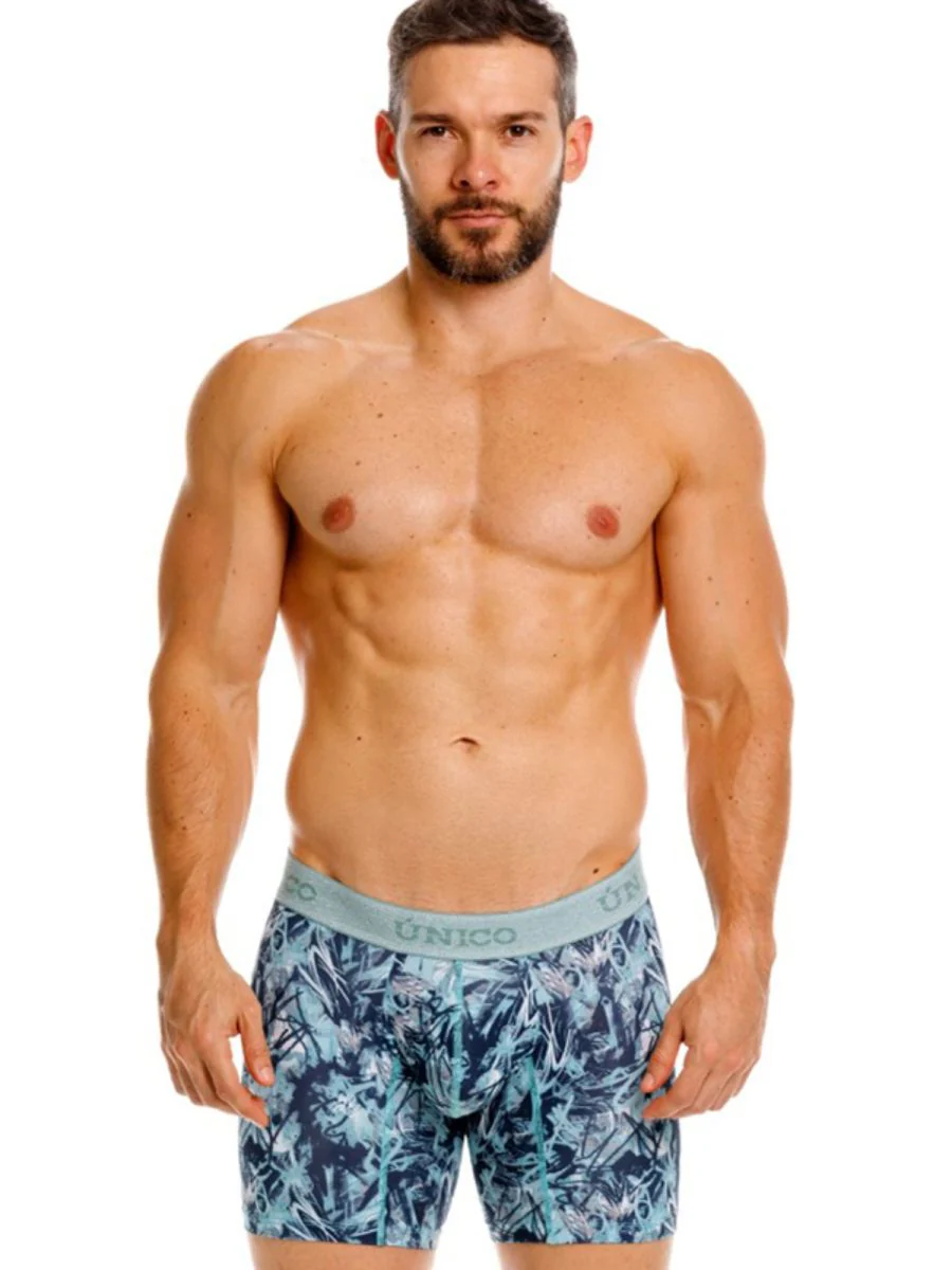 Unico 26040100212 Tags Boxer Briefs in Color 43-Blue - Image 2