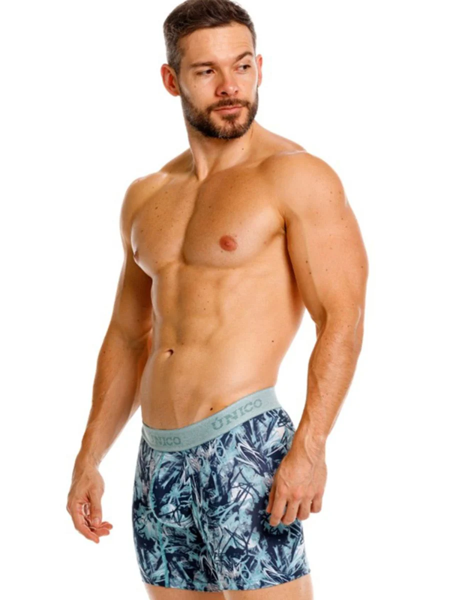 Unico 26040100212 Tags Boxer Briefs in Color 43-Blue - Image 4