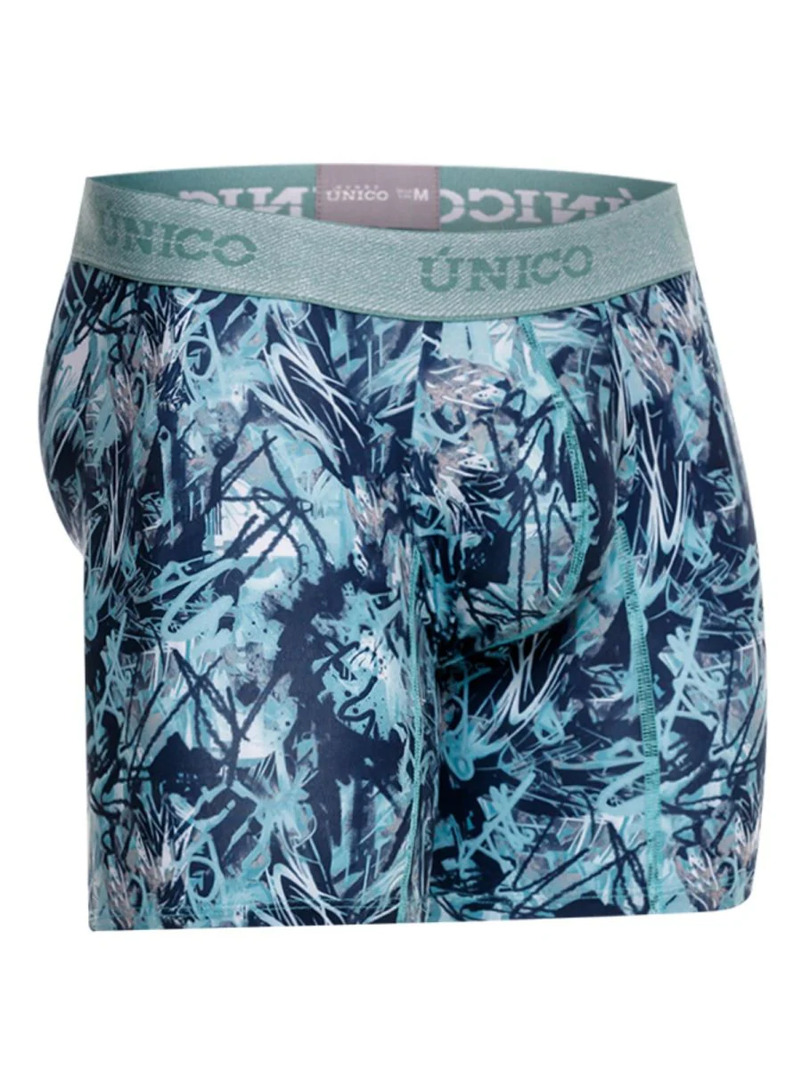 Unico 26040100212 Tags Boxer Briefs in Color 43-Blue - Image 7
