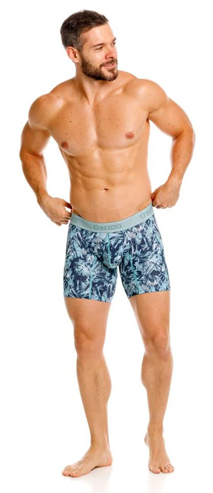 Unico 26040100212 Tags Boxer Briefs in Color 43-Blue - Image 9