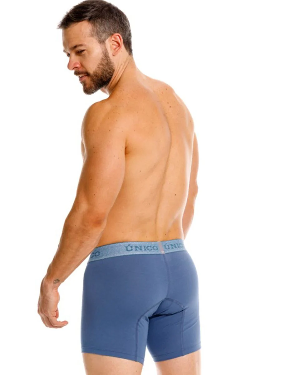 Unico 26040100217 Classic Boxer Briefs in Teal - Premium Comfort and Style Color 46-Teal - Image 3
