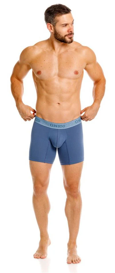 Unico 26040100217 Classic Boxer Briefs in Teal - Premium Comfort and Style Color 46-Teal - Image 9
