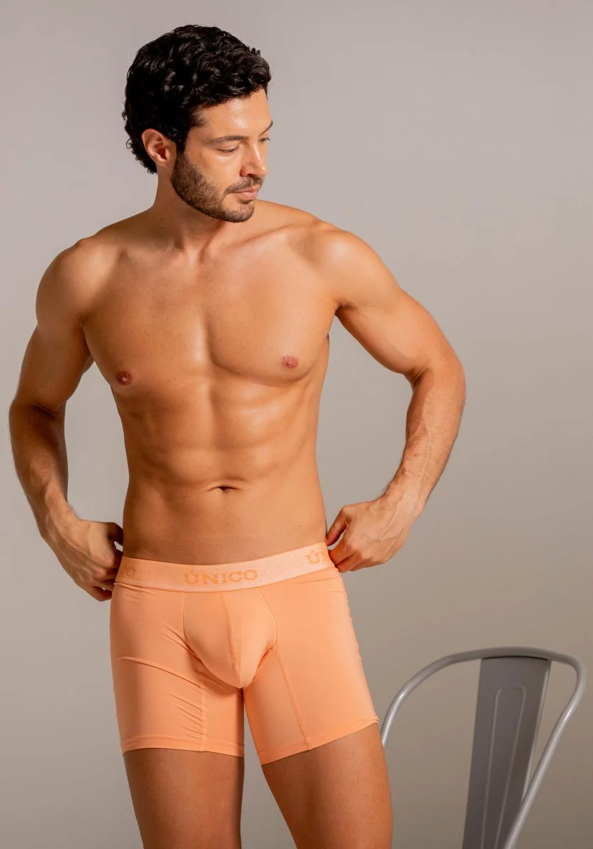 Unico 26040100222 Classic Boxer Briefs in Apricot - Essential Comfort Color 40-Apricot - Image 14