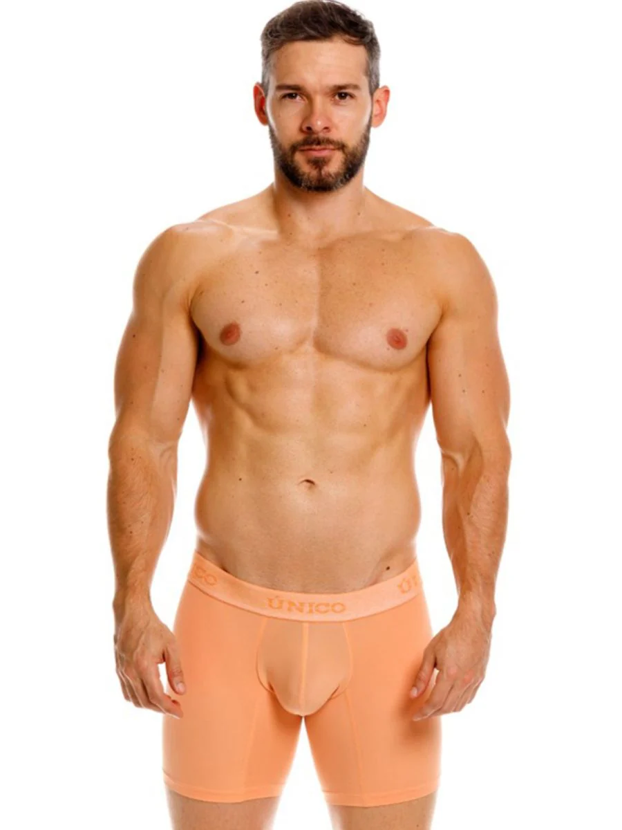 Unico 26040100222 Classic Boxer Briefs in Apricot - Essential Comfort Color 40-Apricot - Image 2