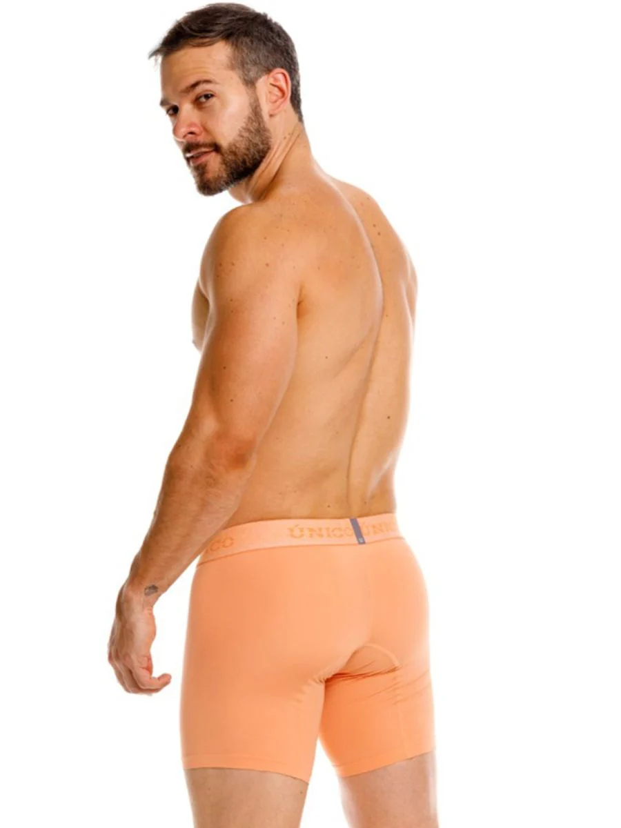 Unico 26040100222 Classic Boxer Briefs in Apricot - Essential Comfort Color 40-Apricot - Image 3