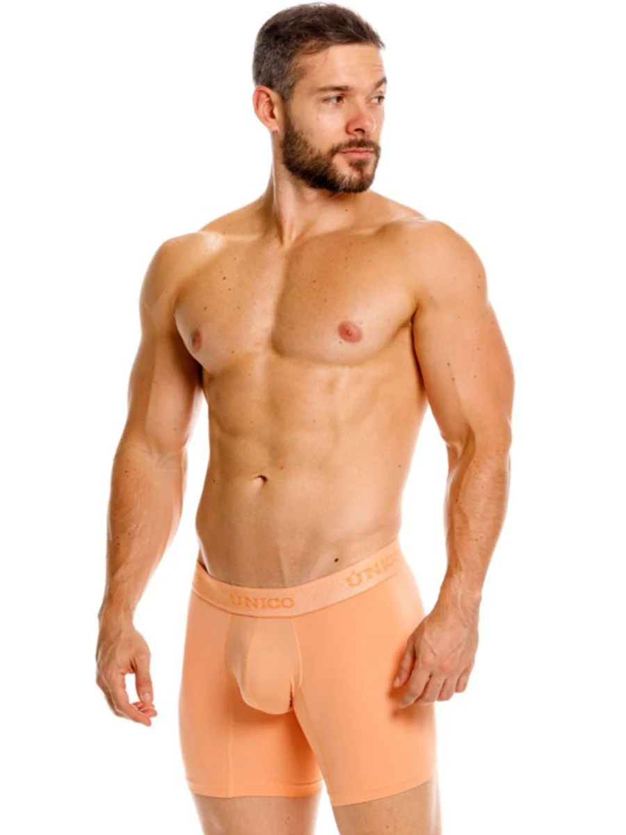 Unico 26040100222 Classic Boxer Briefs in Apricot - Essential Comfort Color 40-Apricot - Image 4