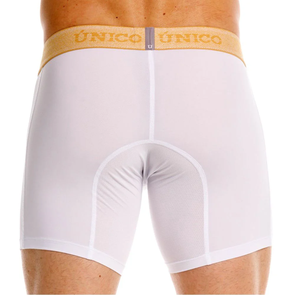 Unico 26040100225 Amber Boxer Briefs Color 00-White: Premium Comfort - Image 11