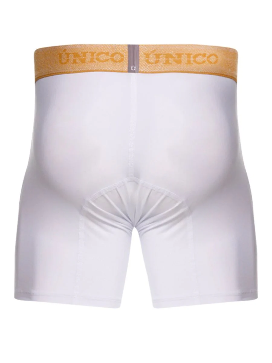 Unico 26040100225 Amber Boxer Briefs Color 00-White: Premium Comfort - Image 6