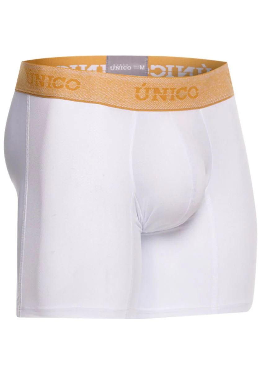 Unico 26040100225 Amber Boxer Briefs Color 00-White: Premium Comfort - Image 7
