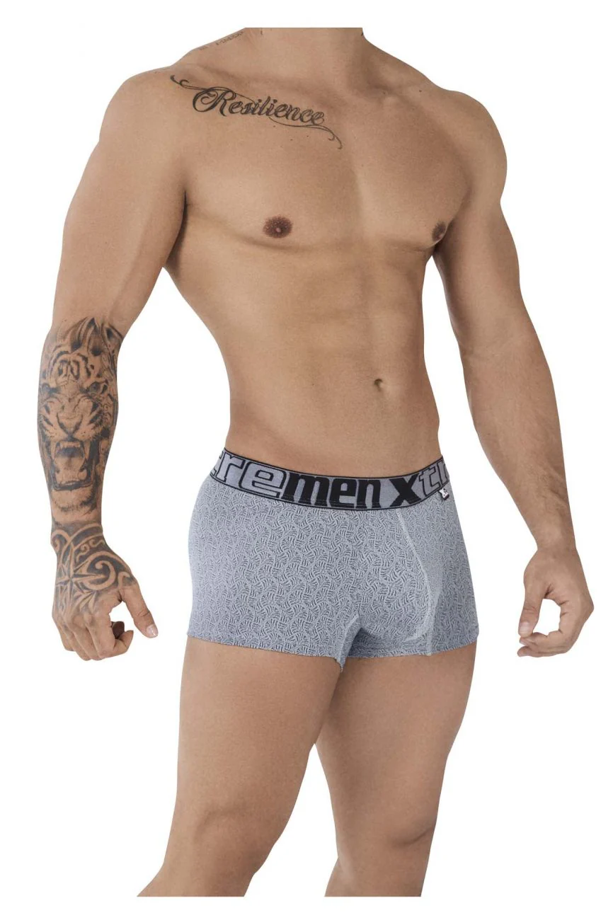 Xtremen 51478C Microfiber Jacquard Trunks Color Gray - Image 4